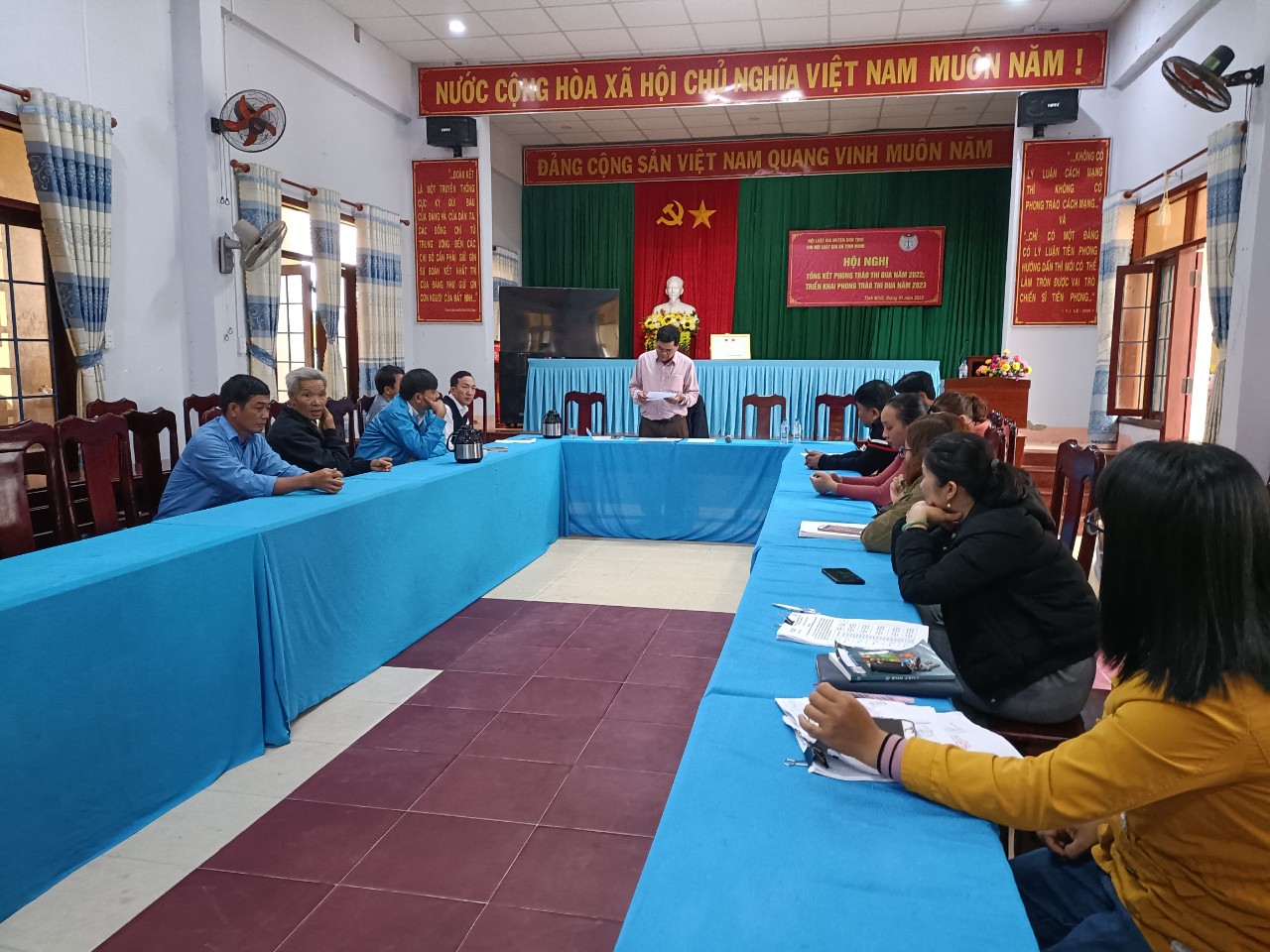 Hội nghị Tổng kết phong trào thi đua của chi hội luật gia xã Tịnh Minh