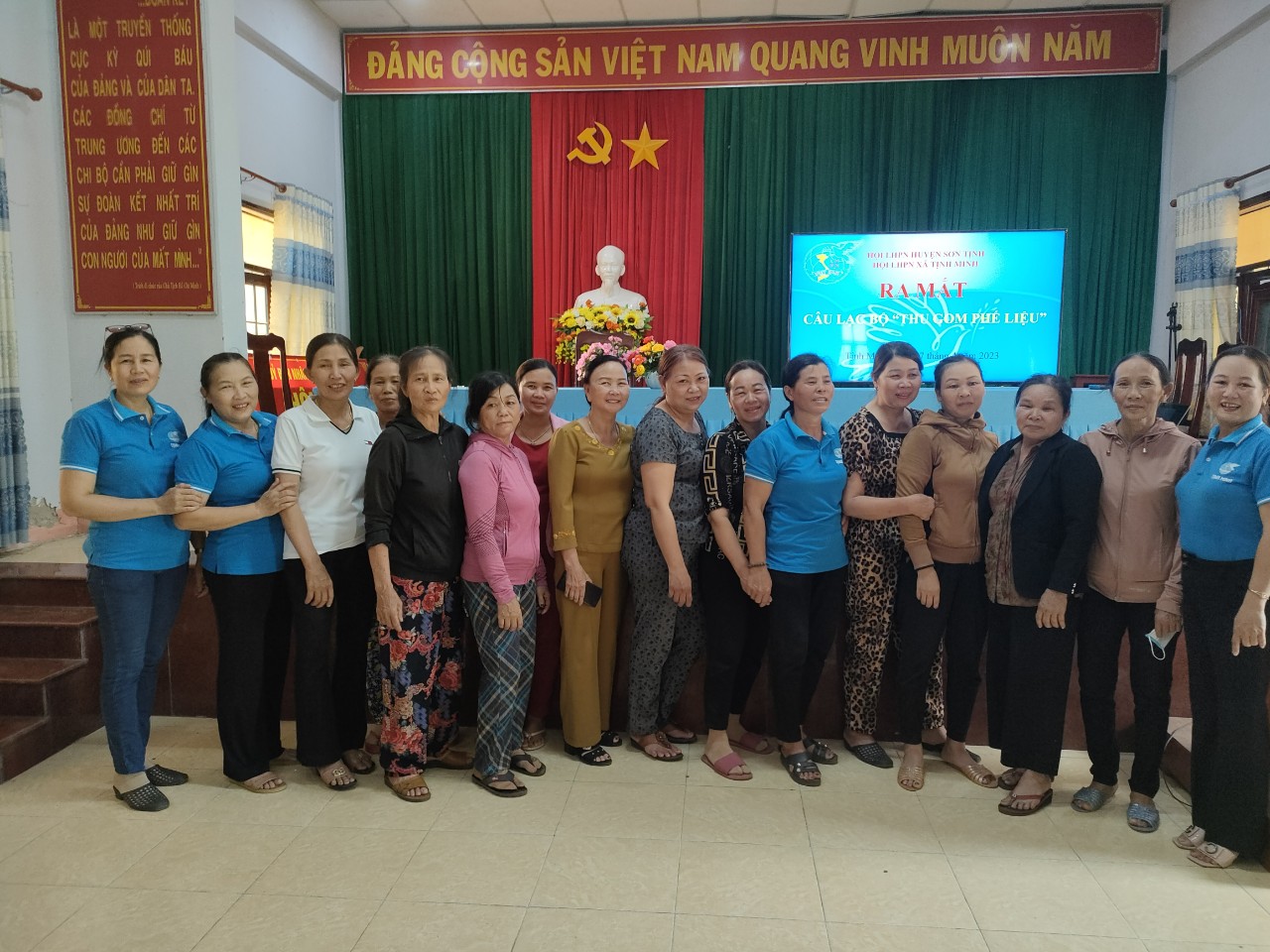 Hội LHPN xã Tịnh Minh ra mắt mô hình “Thu gom phế liệu” giúp đỡ hội viên phụ nữ, trẻ em có hoàn cảnh khó khăn