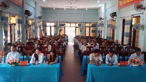 Hội nghị tiếp xúc cử tri của Đại biểu HĐND các cấp với cử tri tại xã Tịnh Minh