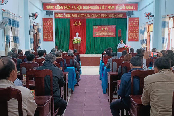 Đảng ủy xã Tịnh Minh tổ chức lễ kỷ niệm 95 năm ngày thành lập Đảng Cộng Sản Việt Nam (3/2/1930 - 3/2/2025)